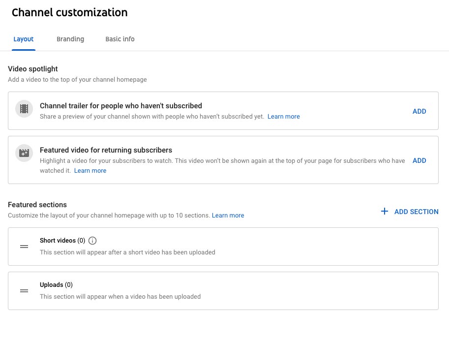 Customize Channel