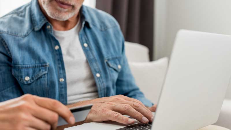 Inspector accepting credit card online