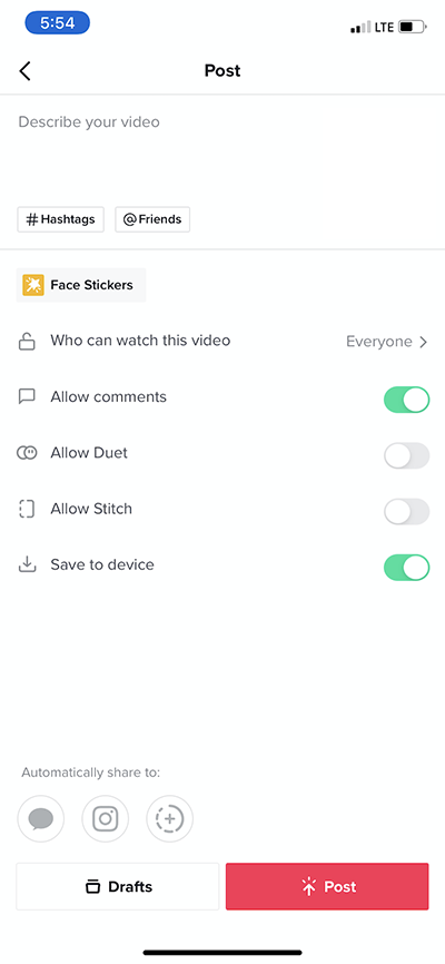 make a post