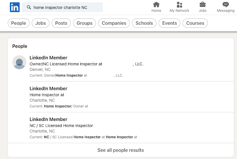 LinkedIn Search